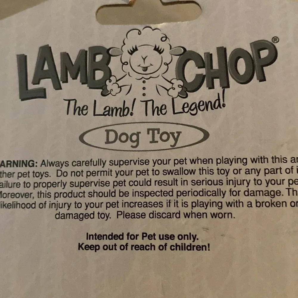 🌸HP🌸Lambchop 🐑 Dog Toy!